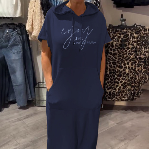 Gabriella - rochie casual cu glugă — imagine 15
