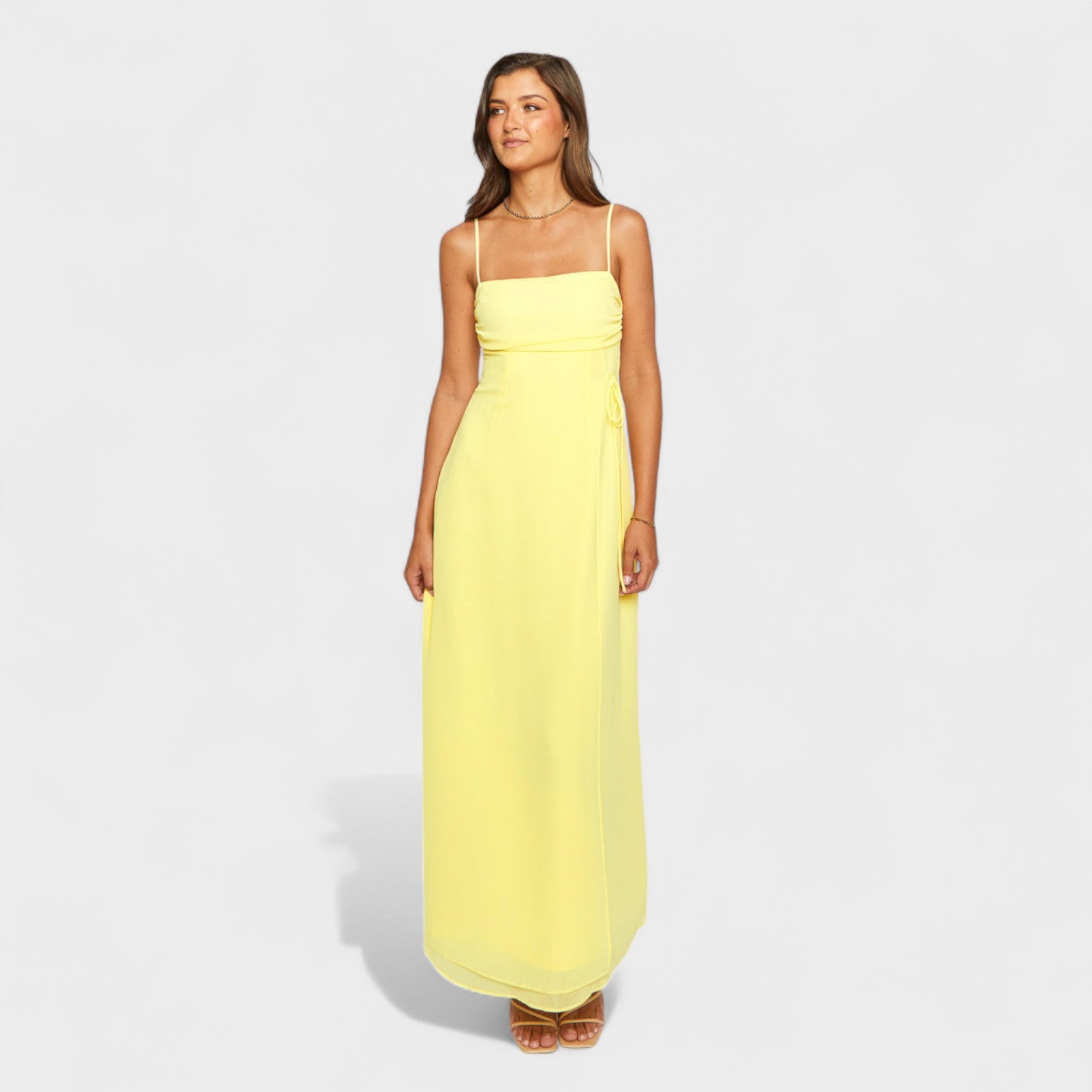 Gabrielle - Rochie maxi galbenă — imagine 3