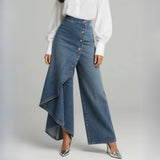 Gabrielle - pantaloni din denim înfășurați — imagine 1