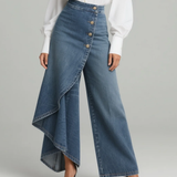 Gabrielle - pantaloni din denim înfășurați — imagine 2
