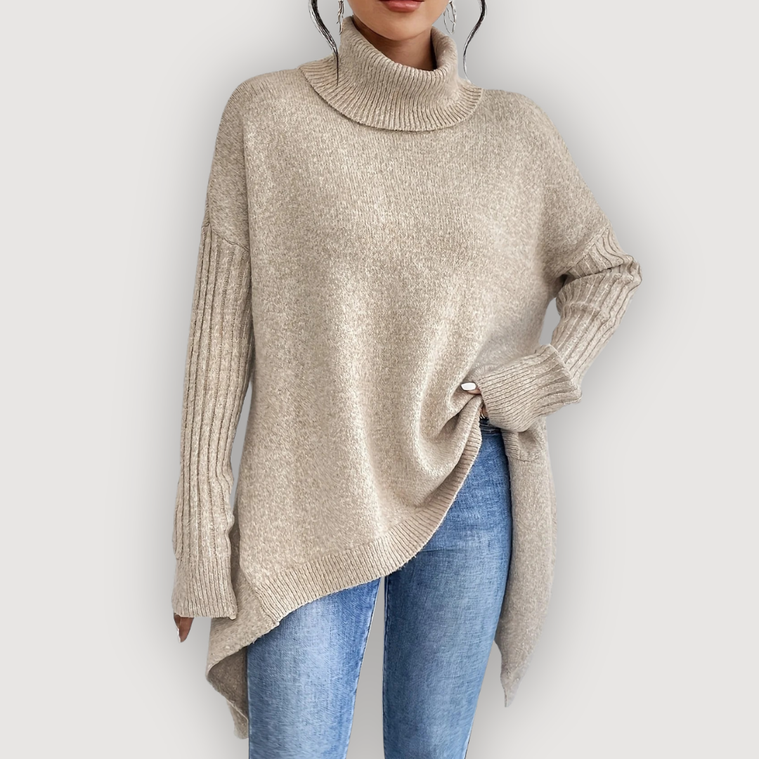 Genesis - pulover confortabil cu guler înalt — imagine 14