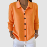Genevieve - Cardigan moale tricotat cu nasturi — imagine 1