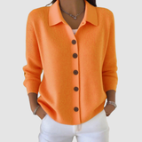 Genevieve - Cardigan moale tricotat cu nasturi — imagine 1