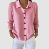 Genevieve - Cardigan moale tricotat cu nasturi — imagine 2