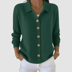 Genevieve - Cardigan moale tricotat cu nasturi — imagine 3