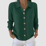 Genevieve - Cardigan moale tricotat cu nasturi — imagine 3