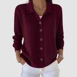 Genevieve - Cardigan moale tricotat cu nasturi — imagine 4