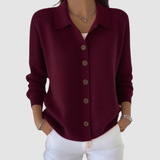 Genevieve - Cardigan moale tricotat cu nasturi — imagine 4