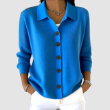 Genevieve - Cardigan moale tricotat cu nasturi — imagine 6