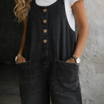 Genevieve - Salopetă din denim cu aspect retro spălat — imagine 6