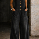 Genevieve - Salopetă din denim cu aspect retro spălat — imagine 19