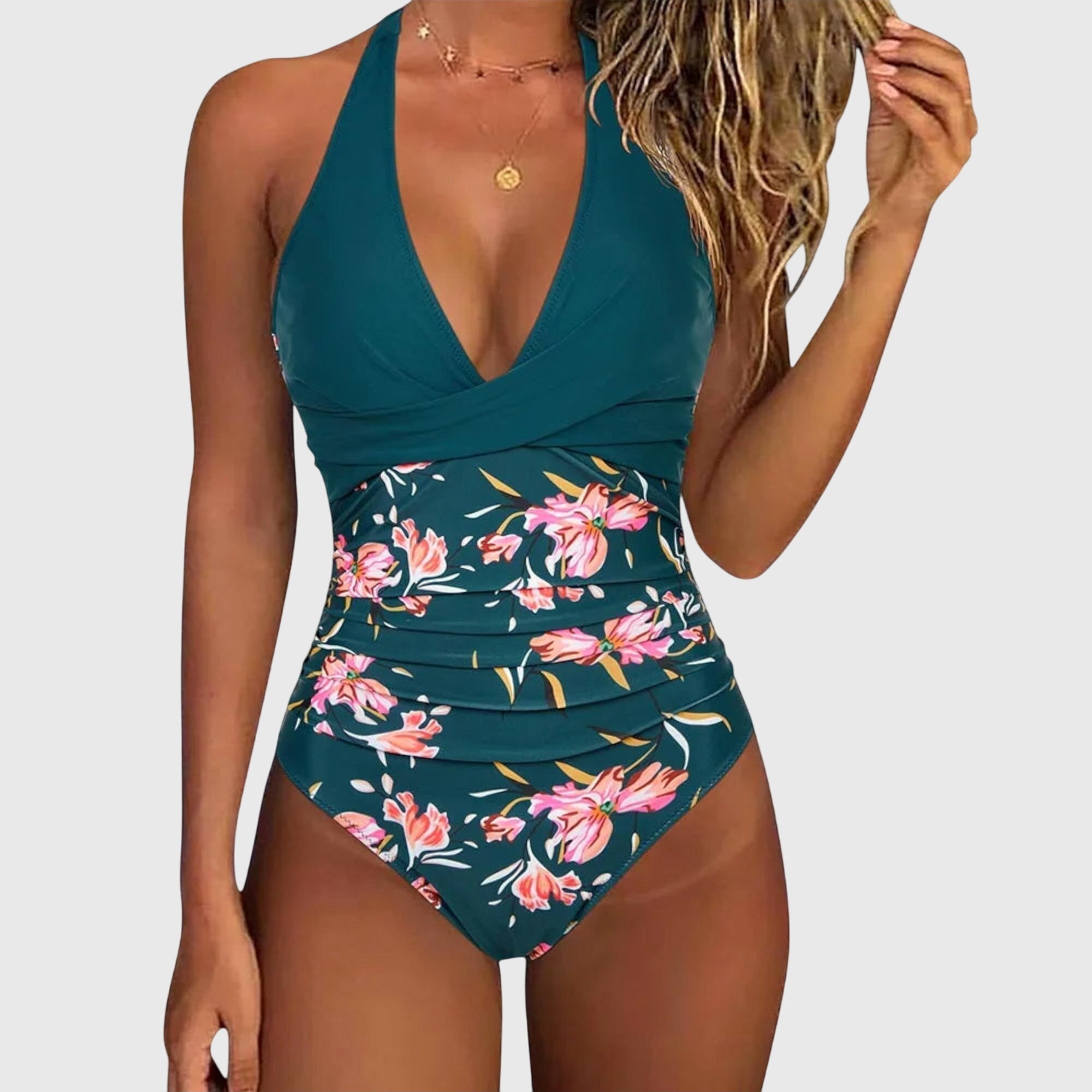Gianna - costum de baie elegant pentru femei cu decolteu în V — imagine 1