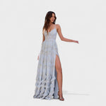 Gianna - rochie lungă boemă cu crăpătură — imagine 3