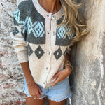 Gloria - cardigan islandez retro — imagine 2