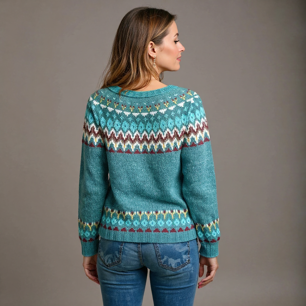Gloria - Pulover retro tricotat — imagine 3