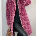 Harmony - palton lung cu imprimeu de leopard — imagine 6