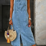 Harper - Rochie casual din denim cu pulover — imagine 2