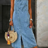 Harper - Rochie casual din denim cu pulover — imagine 2