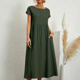 Hazel - rochie midi cu buzunare — imagine 3