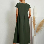 Hazel - rochie midi cu buzunare — imagine 4