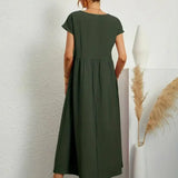 Hazel - rochie midi cu buzunare — imagine 4