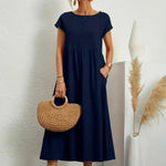 Hazel - rochie midi cu buzunare — imagine 5