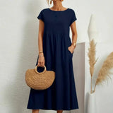 Hazel - rochie midi cu buzunare — imagine 5