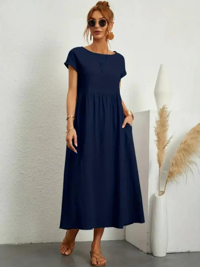 Hazel - rochie midi cu buzunare — imagine 6