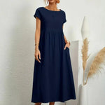 Hazel - rochie midi cu buzunare — imagine 6