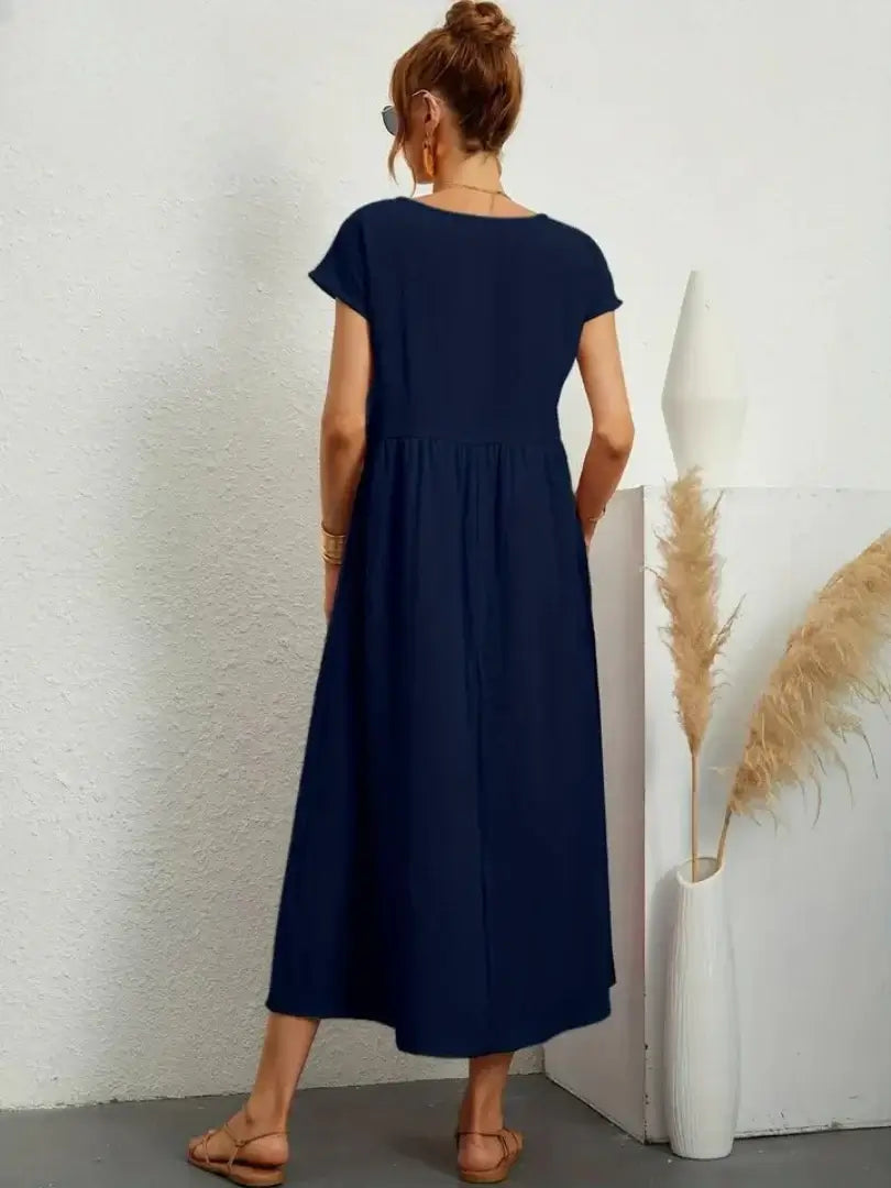 Hazel - rochie midi cu buzunare — imagine 7