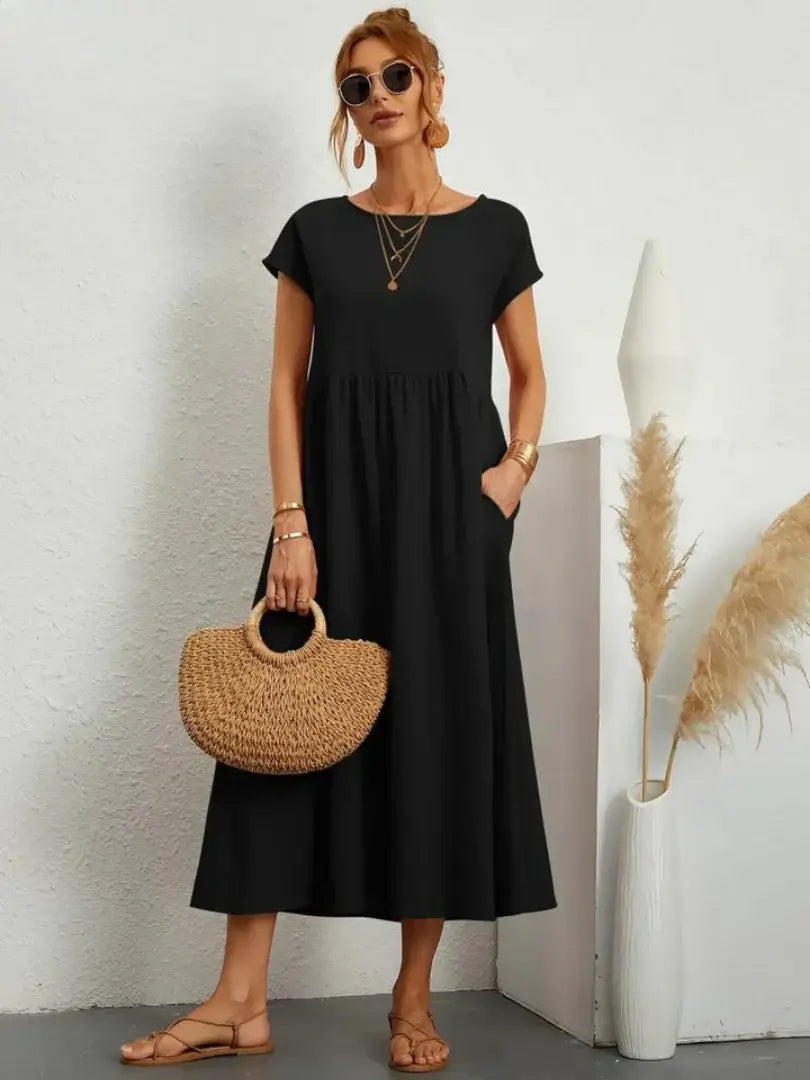 Hazel - rochie midi cu buzunare — imagine 8