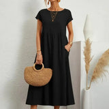 Hazel - rochie midi cu buzunare — imagine 8