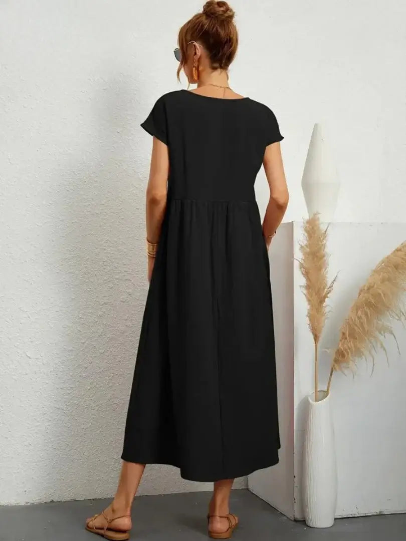 Hazel - rochie midi cu buzunare — imagine 10