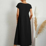 Hazel - rochie midi cu buzunare — imagine 10