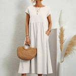 Hazel - rochie midi cu buzunare — imagine 11