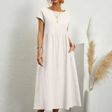 Hazel - rochie midi cu buzunare — imagine 12