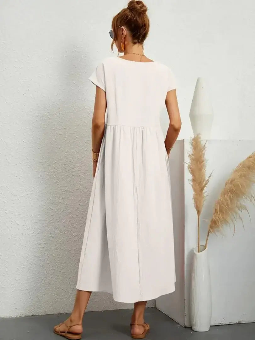Hazel - rochie midi cu buzunare — imagine 13