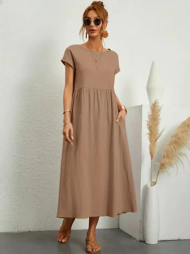 Hazel - rochie midi cu buzunare — imagine 15