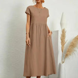 Hazel - rochie midi cu buzunare — imagine 15