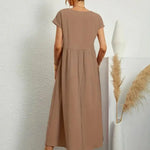 Hazel - rochie midi cu buzunare — imagine 16
