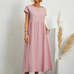 Hazel - rochie midi cu buzunare — imagine 18