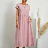 Hazel - rochie midi cu buzunare — imagine 18