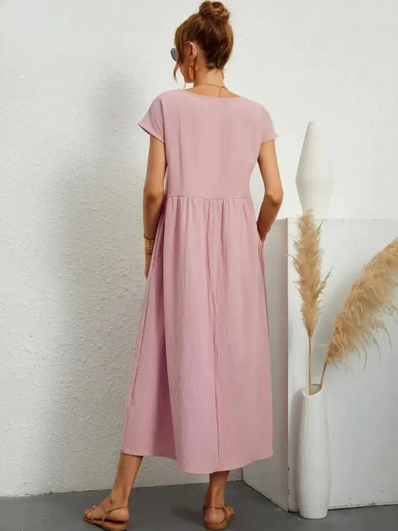 Hazel - rochie midi cu buzunare — imagine 19