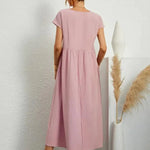 Hazel - rochie midi cu buzunare — imagine 19