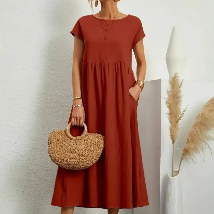 Hazel - rochie midi cu buzunare — imagine 20