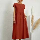 Hazel - rochie midi cu buzunare — imagine 21