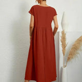 Hazel - rochie midi cu buzunare — imagine 22