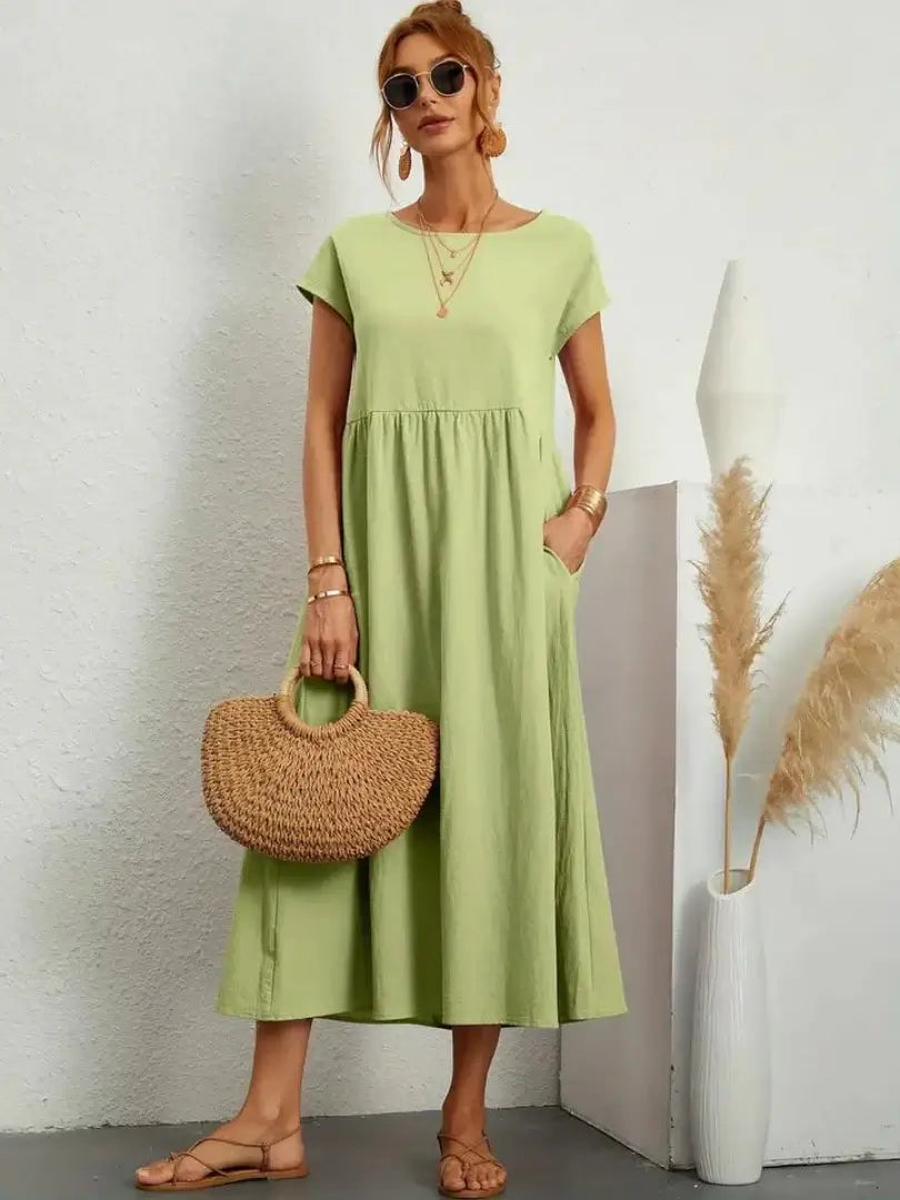 Hazel - rochie midi cu buzunare — imagine 23