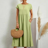 Hazel - rochie midi cu buzunare — imagine 23