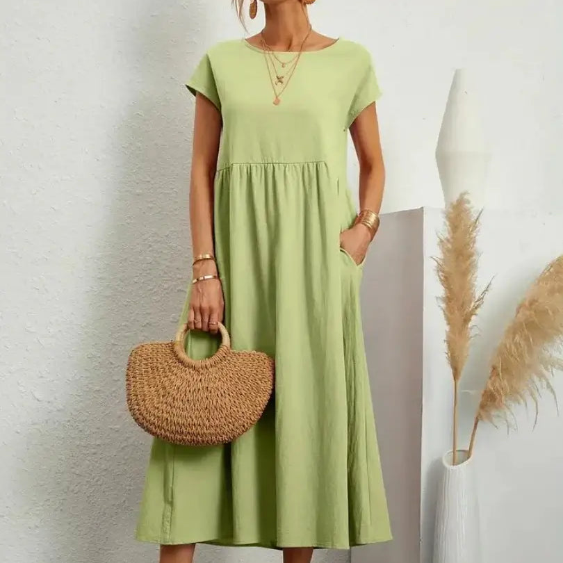 Hazel - rochie midi cu buzunare — imagine 23